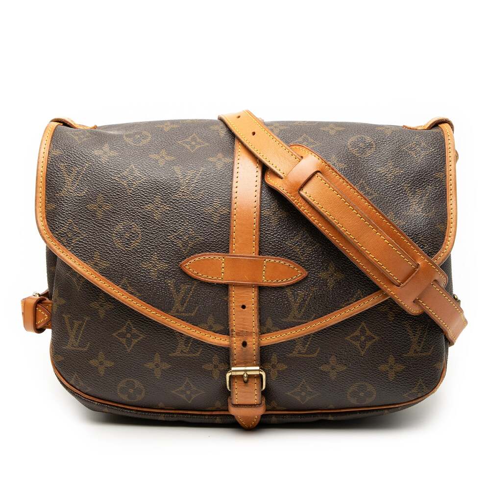 Louis Vuitton Saumur Handbag Canvas 30 #260319L10B